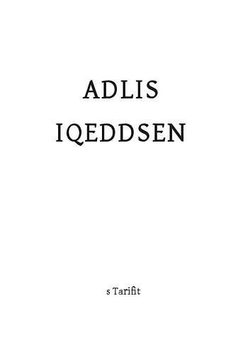Adlis Iqeddsen (s lḥuruf n tlatinect)